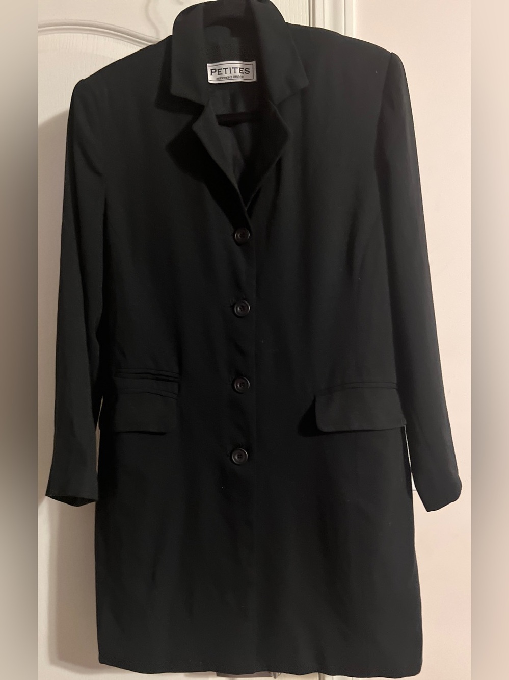 Women's Black Tailored Blazer Jacket -